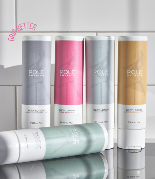 Pole Physics collection of poler lotions